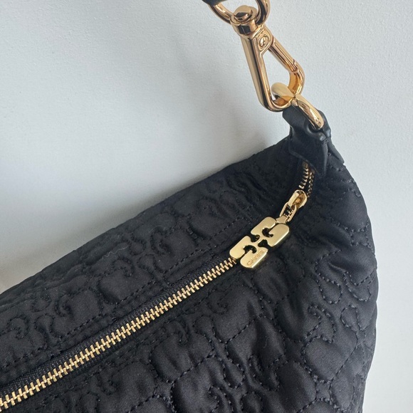 GANNI black medium satin butterfly pouch - Picture 8 of 9